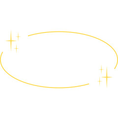 Aesthetic Frame with Sparkle