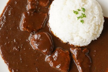 牛肉ヘレ　サイコロステーキ　ごろごろカレー