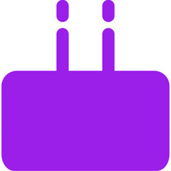 Happy birthday single vector icon
