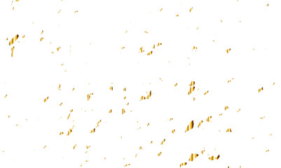 Vector gold particles confetti glitter on transparent background.  Gold sparks and doted golden glitter special light effect celebration background. 