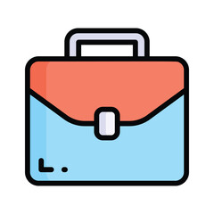 Briefcase icon representing professional portfolio