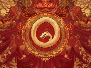 Chinese Dragon Symbol.