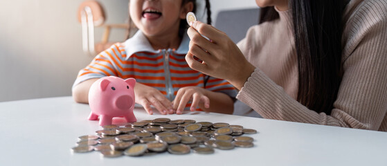 Interactive Financial Learning for Children Involving Coins and Piggy Bank