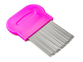 Lice comb with multiple fine teeth for effective lice removal and scalp care