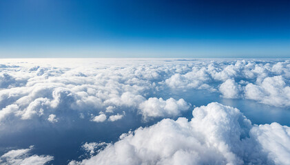 Naklejka premium above the clouds