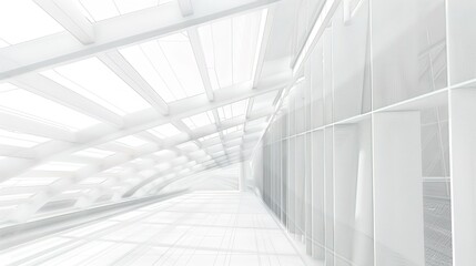 Obraz premium White Line Architectural Structure Texture Background - a sleek and minimalistic visual. The white lines create a refined and structured atmosphere.