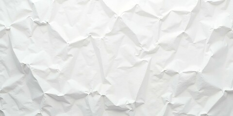 Crinkled Paper Texture Background In Silver Color