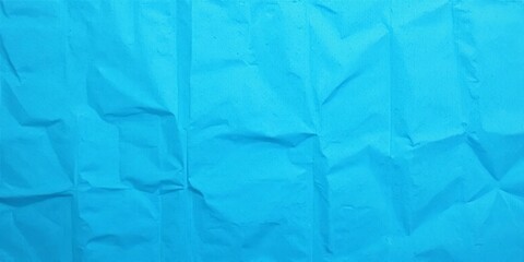Obraz premium Crinkled Paper Texture Background In Blue Color