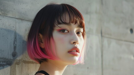 Fototapeta premium 若いファッションモデルの女性
