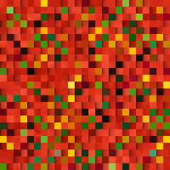 Multicolored abstract Geometrical Background. Pattern with textured squares shapes. Tile art.