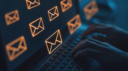 Digital Marketing Specialist Crafting Email Campaign for Effective Strategy
