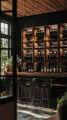 Elegant Wine Tasting Room with Luxurious Decor