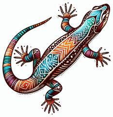 TRIBAL TATOO トライバル タトゥ 刺青 トカゲ