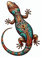 TRIBAL TATOO トライバル タトゥ 刺青 トカゲ