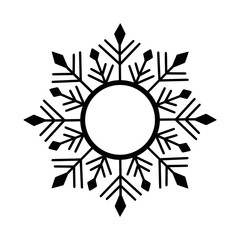 snowflake monogram