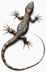 Naklejka premium TRIBAL TATOO トライバル タトゥ 刺青 トカゲ