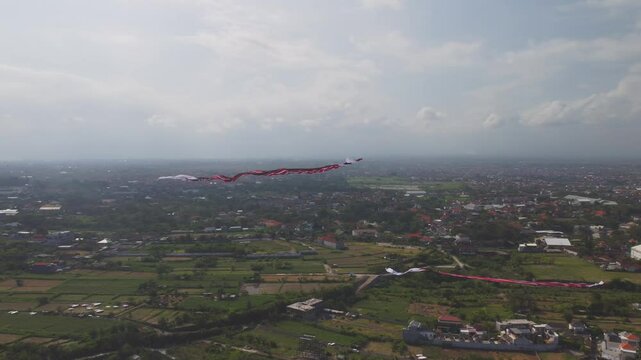 Balinese Jagan Long Tail Gigantic Kite In Bali