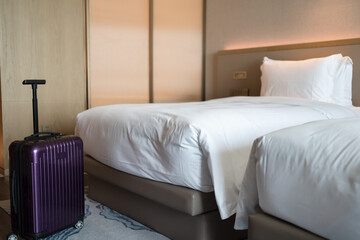 Inter views of hotel room	