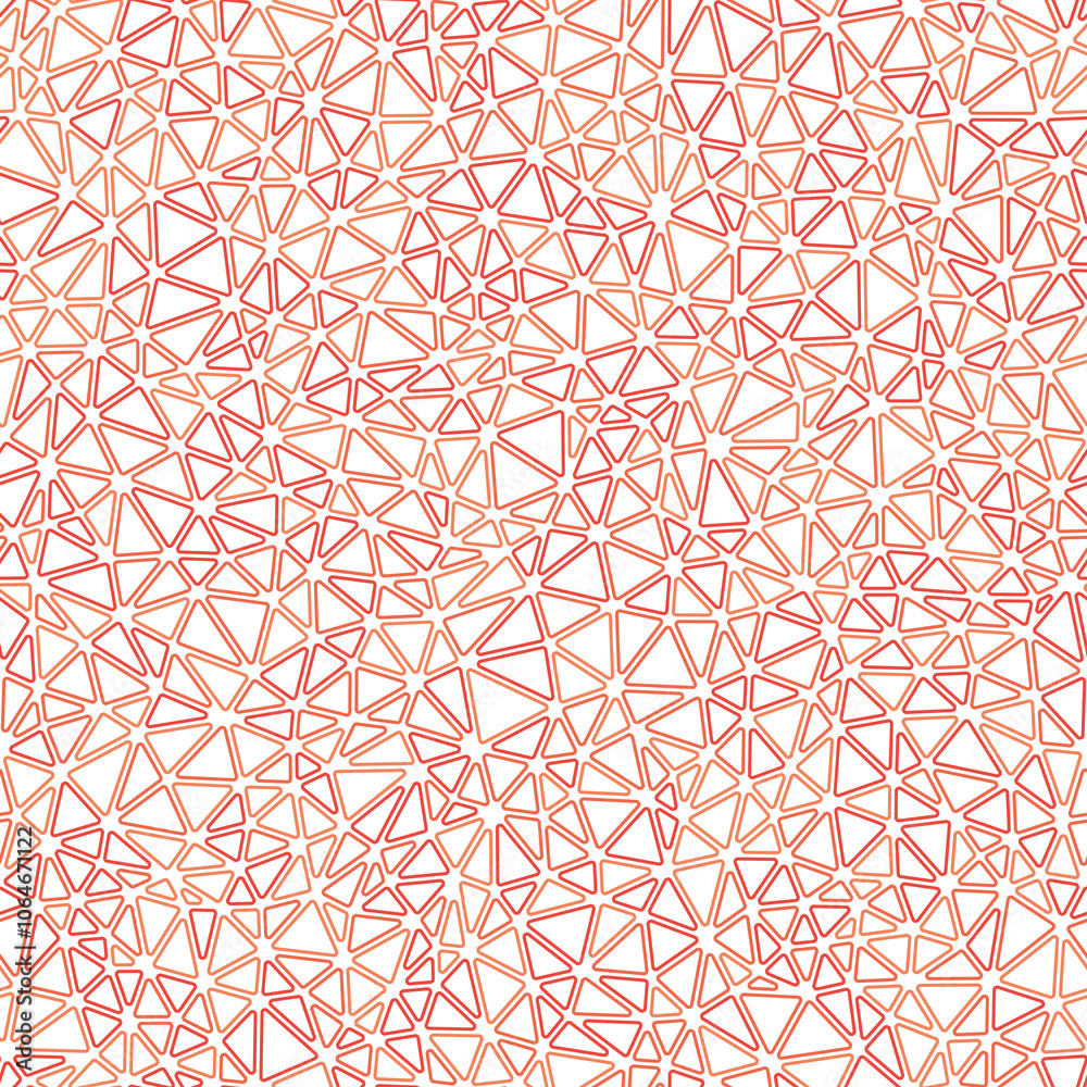 Poster triangle shapes background. tiny triangles size. mono tone style. rounded triangles outlined. repeat