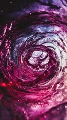 Swirling Wine in a Glass Close-Up