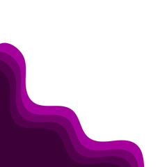 Abstract Wavy Corner