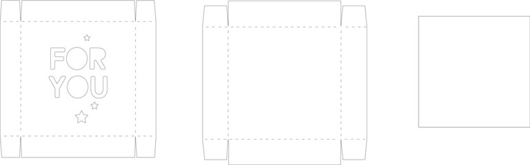 Christmas box template