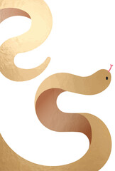 25の形になる蛇のグラフィック