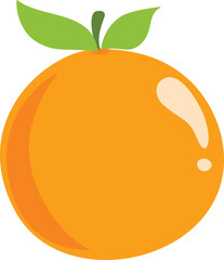 illustration of an orange