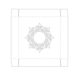 Christmas box template