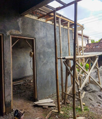 use of bamboo for building houses