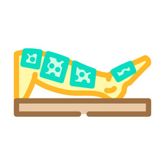 seaweed wrap spa therapy treatment color icon vector. seaweed wrap spa therapy treatment sign. isolated symbol illustration