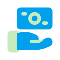 cash on delivery duo tone icon