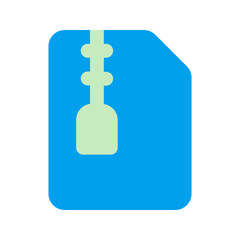 zip duo tone icon