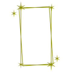 Aesthetic Frame With Sparkle