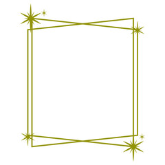 Aesthetic Frame With Sparkle