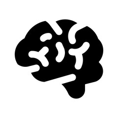 brain glyph icon