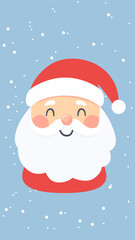 Santa Claus cartoon illustration wallpaper