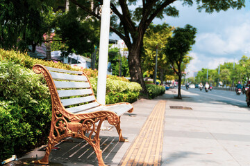 bench in the park