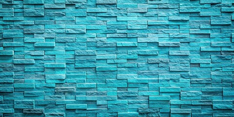 Aqua blue color textured stone wall for modern retro background, aquamarine, blue, stone, wall, texture, background