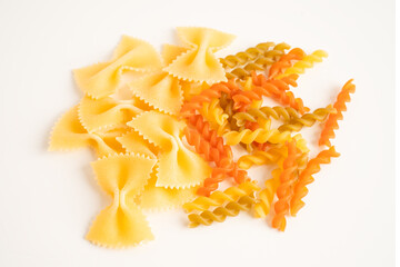 Pasta noodles for cooking Italian food.