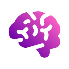 brain gradient icon