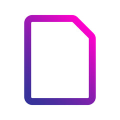 document gradient icon