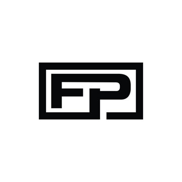 Letter FP Simple Modern Icon Business Creative Design Template Logo