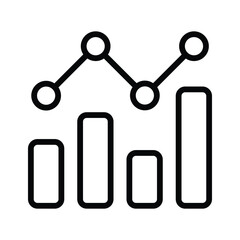 Bar chart representing performance metrics and analytics
