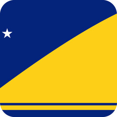 Tokelau Flag Square Icon