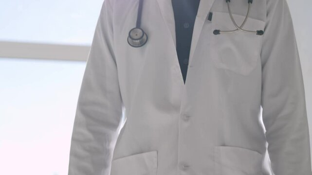 Science, confidence and face of happy man in laboratory for pharmaceutical, biotech or medical research. Healthcare, portrait and proud scientist in white robe uniform, professional in lab study