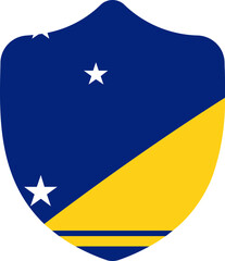 Shield Shape of Tokelau Flag