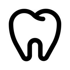tooth line icon