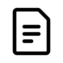 word doc line icon