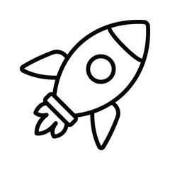 Rocket icon, symbolizing the start or launch of a project